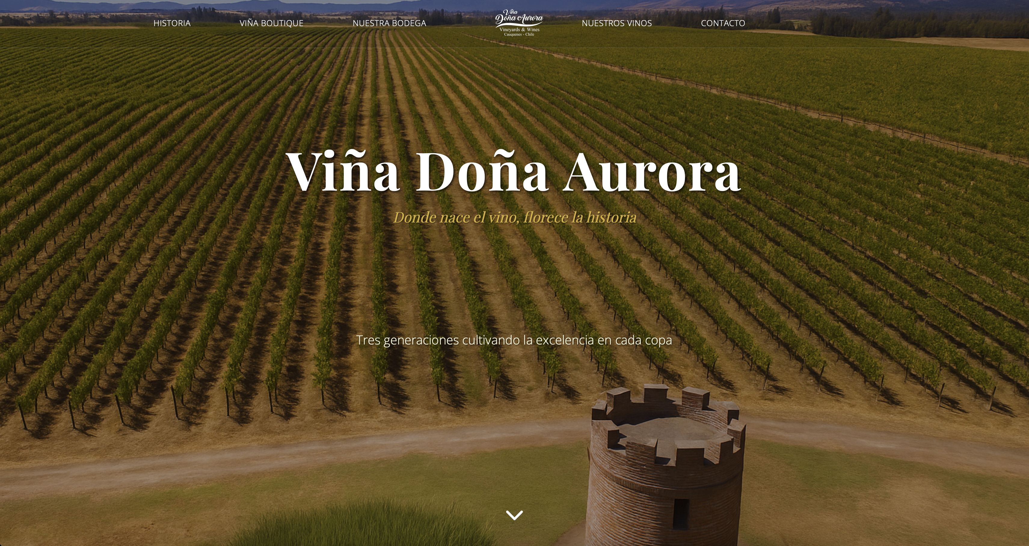 Viña Doña Aurora - Sitio Institucional